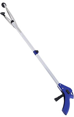 BESPORTBLE Müllgreifer Mit Klemme Müllgreiferstab Aus Edelstahl Und Robustes Werkzeug Zum Aufsammeln Von Müll Im Freien Verstauen Von Gegenständen in Hohen Regalen