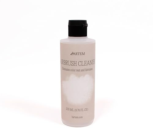 Hartem - Airbrush Cleaner 200 ml (6.76 Fl Oz) mit Anti-Spill Cap | Entfernt getrocknete Farbe, verhindert Verstopfungen und schmiert die Airbrush-Mechanismen, ohne sie zu beschädigen