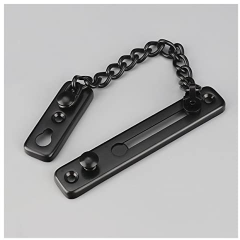 Messing Türkette, Reise Türschloss, Anti-Diebstahl-Kette, Türkette, Haustür-Riegelschloss, Diebstahlsicherung, Sicherheits-Türschloss, Anti-Blockier-Stift, stanzfreie Heim-Hardware (Farbe: B) (Color