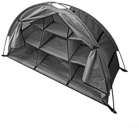 EasyByMall Organizer per scarpe da campeggio, con 9 ripiani per camper, tenda, come scarpe, vestiti, ecc, UXR9UJGKPD7FSS6QOJ75XBL3P15M3U
