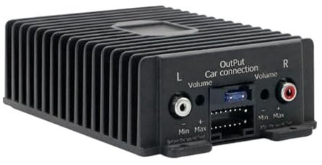 Jenbnoau Amplificatore DSP Professionale per Auto Audio MP6800W Classe Retrofit Amplificatore di Potenza Audio Stereo Android Autoradio Stereo