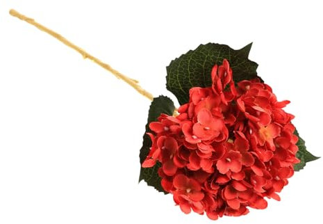 Ortensia Artificiale Decorativa Rosso per Matrimonio