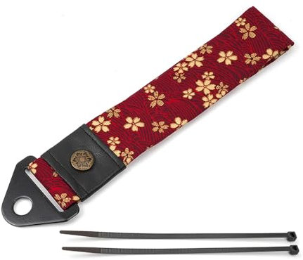 Abschleppseil Auto Abschleppgurt im 28-cm-Stil, Auto-Abschleppgurt/Abschleppseile/Haken/Abschleppstangen, Polyester, ohne Schrauben und Muttern KFZ Notfall-Abschleppgurt(Flower Red)