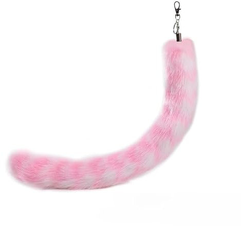 Nocyclonic Fuchsschwanz Anhänger etwa 40cm Fell Schwanz Keychain Extra Groß Schlüsselring Tasche Zusätze Auto Schlüsselketten Anhänger Weich Flaumig Handtasche Dekoration (A)
