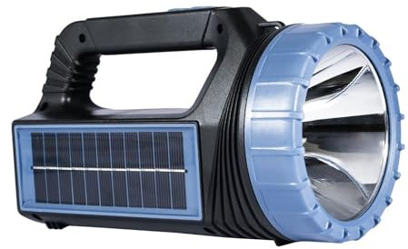 Lampe Torche Solaire LED 400 Équipement de Survie Extérieur Rechargeable