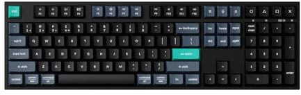 Keychron B36 Kabellose Tastatur – Vollformat (100%) ANSI Layout, Leises Scissors-Mechanismus Tastengefühl, DREI Modi (2.4 GHz/Bluetooth 5.2/USB-C), Kompatibel mit Win/macOS