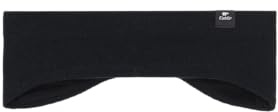 Eisbär Stirnband Hagen schwarz - Winterstirnband gefüttert 7 cm hoch | Merino Headband, mulesingfrei, Fleecefutter, warm, weich, hautfreundlich, schützt vor Kälte und Wind, atmungsaktiv
