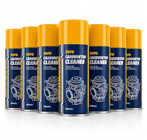 Mannol Carburetor Cleaner - Vergaser Reiniger 7x400 ML - Drosselklappenreiniger - MN9970