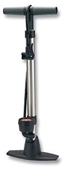 Raleigh - AMA135 - Dual Head Alloy Floor Pump with Gauge for Bicycle Tyres with Presta or Schrader (Car Type) Valve Types