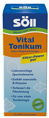 Söll 81356 VitalTonikum, 500 ml - Teichpflegemittel/Wasseraufbereiter mit Vitaminen und Spurenelementen für bessere Selbstreinigungskraft und Vitalität der Fische, optimal für den künstlichen Teich