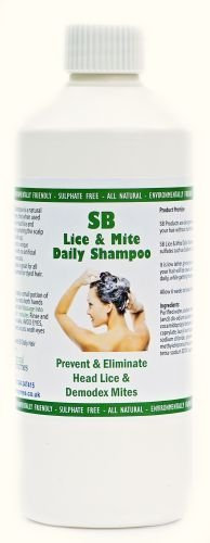 SB Lice & Mite Daily Shampoo 500ml Chemical & Pesticide Free