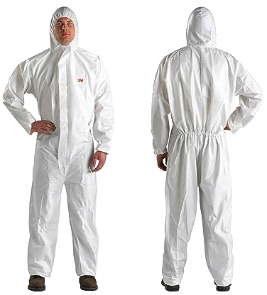 3M 45103XL Schutzanzug, Typ 5/6, Größe 3XL, Weiss
