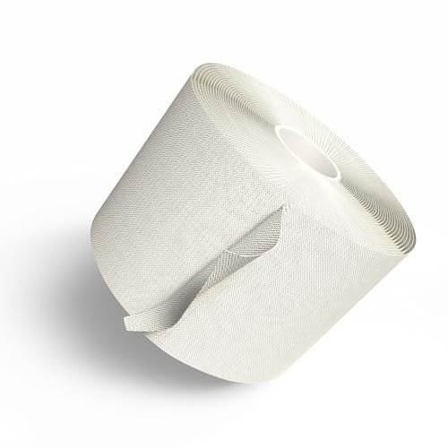 Horn Medical Horn-Haft fein color - Kohäsive Fixierbinde, weich, rutschfest, hautverträglich, selbsthaftend, Weiß (6 cm x 20 m)