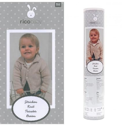 STRICK-SET BABYJACKE BEIGE