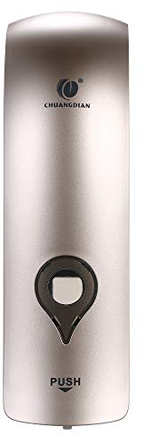 Decdeal Chuangdian Soap Dispenser Disinfectant Holder Designed with Clear Window Champagne Gold