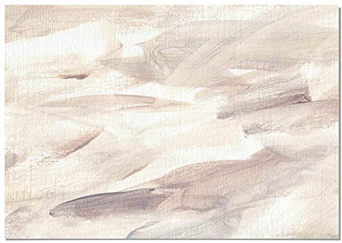 Panorama Lienzo Pintura Abstracta Fondo Blanco 100x70cm - Impreso en Lienzo con bastidor - Cuadros Decoración Salón - Cuadros Lienzos Decorativos - Cuadros Modernos
