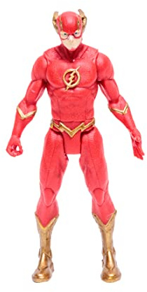 DC Direct Page Punchers Action Figure & Comic The Flash (Flashpoint) Metallic Cover Variant (SDCC) 8 cm