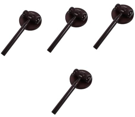 Cabilock Mini Martillo De Madera 4 Juegos Juez Martillo Juguetes Martillos Juez Partido Favor Mazos Mini Gavel De Juez Accesorio De De Madera Martillo De Subasta Ropa Niño
