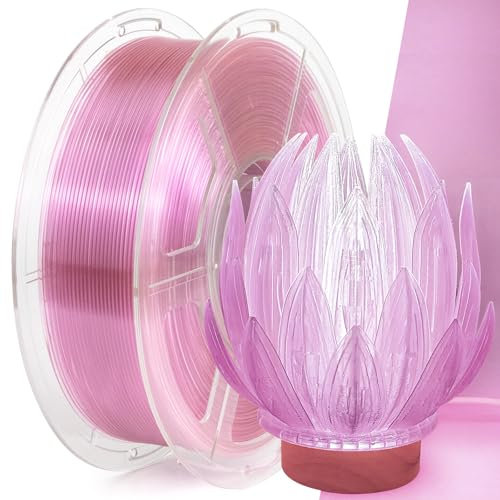 iSANMATE Transparent High Speed PLA Filament 1.75mm, Hohe Geschwindigkeit 3D Drucker Filament PLA für Schnelles Drucken Geeignet, 1KG/Spule (2.2 LBS), 30-300mm/s