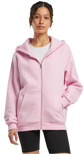 Build Your Brand Damen By290-ladies Fluffy Zip Hoody Hooded Sweatshirt (1er Pack)