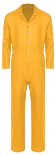 Oyolan Tuta da Lavoro Uomo Tuta da Lavoro Manica Lunga Abbigliamento Meccanico S-3XL