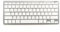 VoltShine Teclado - Teclado Bluetooth Compacto TKL, diseño Slim, conexión inalámbrica, fácil de Usar, Ligero y Elegante en Color Plata