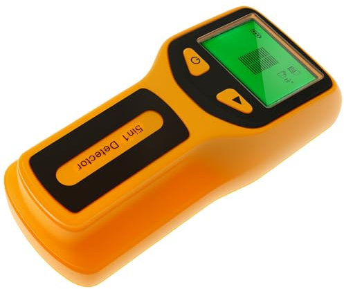 Leitungssucher Ortungsgerät Leitungssuchgerät Stromleitungsfinder metallsuchgerät Kabelfinder Stud Finder 5 in 1 Wand Scanner Detektor Multifunktional Stud Finde Holzbalken/Eisenmetalle/Kabel(5 in 1)