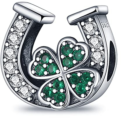 KUNVONIC Charms Abalorios Colgante para mujer, plata de ley 925, compatible con pulseras y collares Pandora, compatible con pulseras europeas para mujeres y niñas