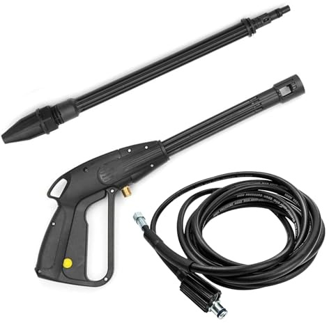 kaiop Hidrolimpiadora de Alta Presión, Limpiador De Pisos A Presión Con Manguera Flexible, Solución Doméstica para Patio Jardinería Paredes Entradas Suelos