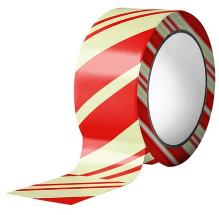Générique Jul signalband, 5 m fosforescerande säsongsdekoration - jul dekorativt band rulle - för ägare av festarrangörer DIY park