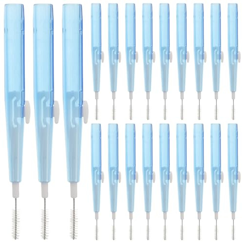 CIMAXIC 60-pack interdentalborstar för tandställning, rengöring och tandtråd, daglig munvård och reseverktyg