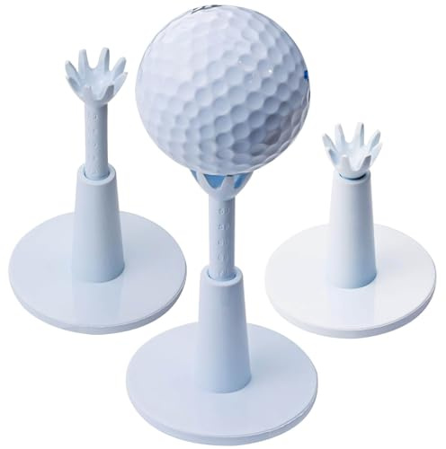 3er Set Verstellbare Golf Tees, Gummi Golf Tees für Matten – Driving Range & Golf Simulator Wintertees Golf, Kunststoff & Gummi Mischmaterial – Golf Trainingshilfen & Golf Geschenke für Männer