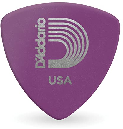 D'Addario 2DPL6-10 Confezione da 10 Plettri Duri Planet Waves, Grandi, in Duralin