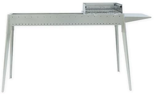 Grillgrillar med kolgrill 120 cm Lisa Luxury Miami Grill 800+400