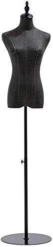 Schaufensterpuppe J-Manikins Schneiderinnen Dummy Dressmakers Dummies Fashion Students Display Büste mit Metallbasis Höhe verstellbar Verwendet für Kleidung Display Stand (Farbe: B
