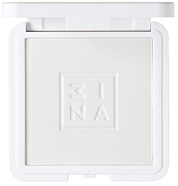 3INA - The Setting Compact Powder 100 - Mattierender Kompaktpuder weiß | Fixiert Make-up - Mattierender Effekt - Transparenter Puder - Vegan - Cruelty Free