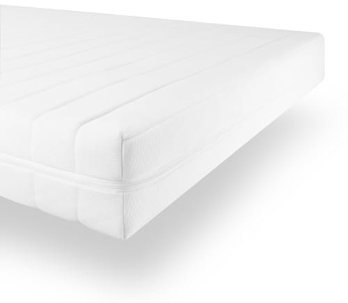 Sleepneo Kaltschaummatratze Duo Härtegrad H2 H3 - Orthopädische Matratze 140x200-7 Zonen - Bequem, hygienisch, atmungsaktiv, Höhe 15cm