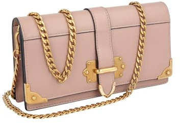 Prada Damen Beige Saffiano Leder Schultertasche 1DH044