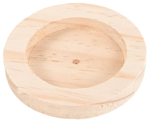 Toddmomy Bol en Bois pour Animaux De Compagnie Foins Nourriture pour Hérisson Plat d'eau D'écureuil Toison Cage Nourriture pour Rats De Compagnie Bol pour Animaux De Compagnie Mangeoire