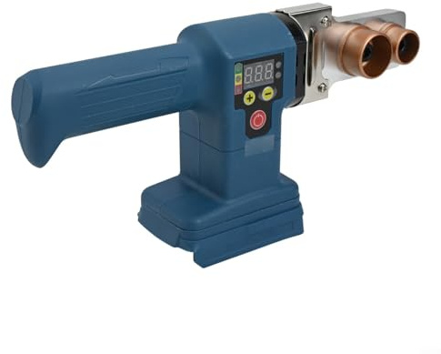 Kabelloses Kunststoffrohrschweißgerät Kompatibel mit Bosch 18V Akku, ABS und Metallkonstruktion, 280W Leistung mit 32-stufiger Temperaturregelung f