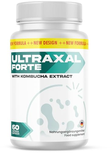 Ultraxal Forte Kapseln | mit Kombucha Extrakt und Vitamin E | einfache Anwendung | Inhalt 60 Kapseln