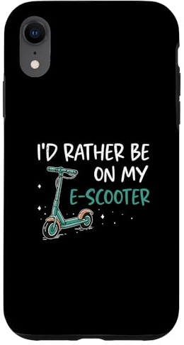 Je préfère être sur Mon Scooter électrique | Conducteurs de vélos électriques Coque pour iPhone XR