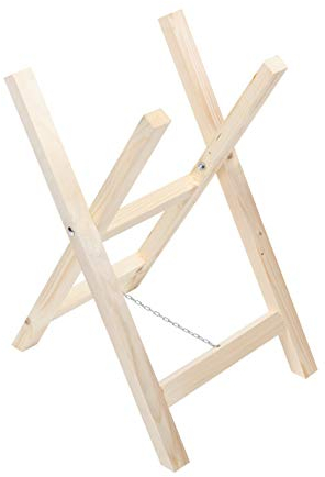 Provence Outillage 02431 Cavalletto Pieghevole in Legno, Chiaro