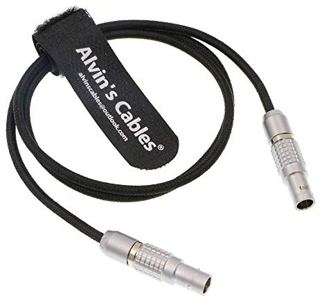 Alvin's Cables Flexible 2 Pin Stecker auf 2 Pin Stromkabel für Teradek Bond über ARRI Alexa Kamera 60CM