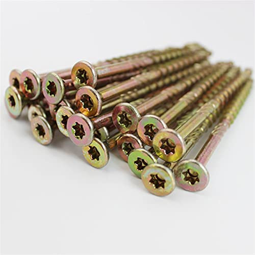 Connex Gewindeschrauben-Sortiment, 10 STÜCKE Lange Senker selbst klopfen Torx Holz Spanplatten Schrauben 100-260mm (Length : M8x100mm 10pcs)