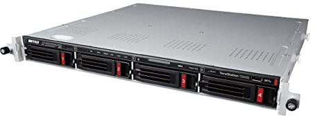 BUFFALO TeraStation 5420RN 4-Bay Business Rackmount NAS 32TB (4x8TB) with Hard Drives Included RAID iSCSI Network Storage File Server
