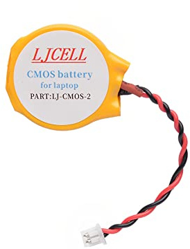 LJCELL Cmos Battery Compatible with Intel Nuc 5PPYH for Ps2 and Ps3 for PlayStation 2 and PlayStation 3 Backup Bios Rtc Cr2032 Battery with 2 Wire Cable and Connector