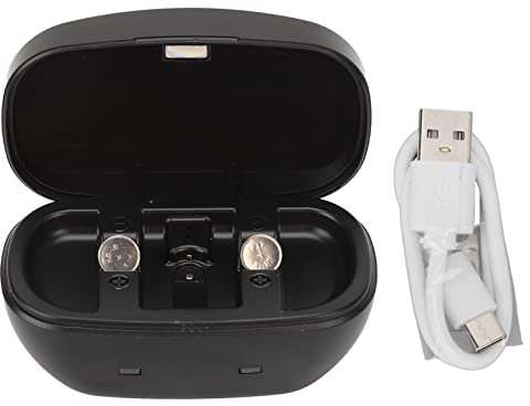 Hearing Aids, P 13 Hearing Amplifier Batteries Charger Rechargeable High Super Power Charger USB Hearing Aid Chargers Lasting Cycle Battery Set Suitable for Seniors