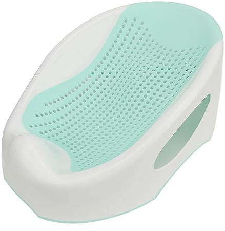 Soporte de Baño para bebé, Portátil, Plegable, Antideslizante, Soporte para Bañera, Alfombrilla de Baño Tumbada, con Almohadilla Antideslizante, Red de Baño, para Recién Nacido
