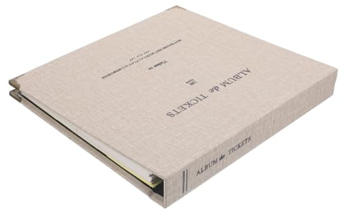 HAPINARY Libretto Collezione Di Biglietti Album Trasparente Per Conservare I Biglietti Del Cinema Libretto Collezione Di Cartoline Album A Fogli Mobili Resistenti